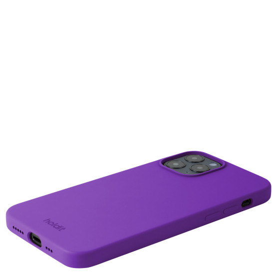 Гръб Holdit Silicone Case за iPhone 12 Pro Max - Тъмно Лилав