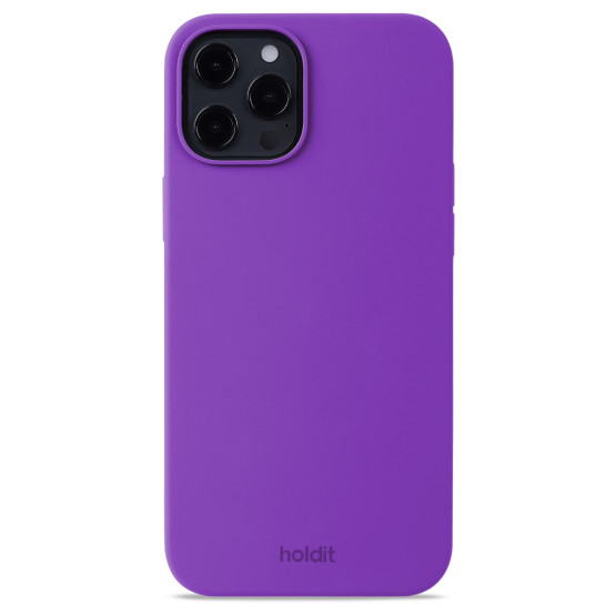 Гръб Holdit Silicone Case за iPhone 12 Pro Max - Тъмно Лилав