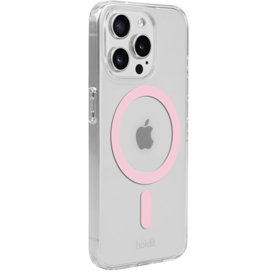 Гръб Holdit за iPhone 15 Pro Max, MagSafe Case, Розов