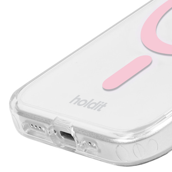Гръб Holdit за iPhone 15 Pro Max, MagSafe Case, Розов