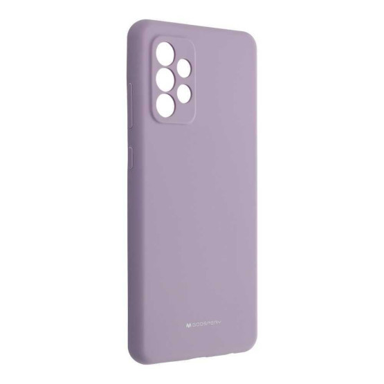 Гръб Mercury Silicone case за Samsung Galaxy A72 4G/5G - Лилав