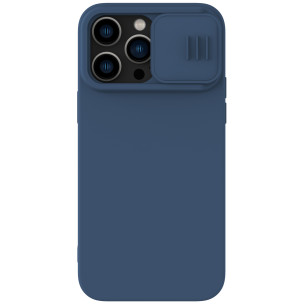 Гръб Nillkin CamShield Silky Magnetic silicone за iphone 14 Pro Max - Син