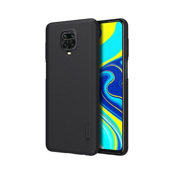 Гръб Nillkin Frosted Shiled Hard за Xiaomi Redmi Note 9 Pro / Note 9s - Черен
