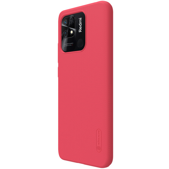 Гръб Nillkin Super Frosted за Xiaomi Redmi 10C - Червен