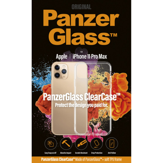 Гръб PanzerGlass за IPhone 11 Pro Max Clear Case - Прозрачен 117014