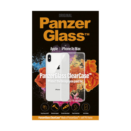 Гръб PanzerGlass за IPhone XS Max Clear Case - Прозрачен