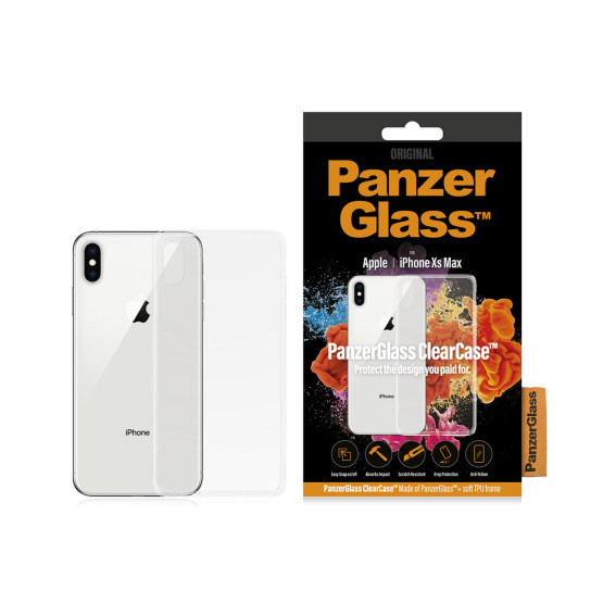 Гръб PanzerGlass за IPhone XS Max Clear Case - Прозрачен