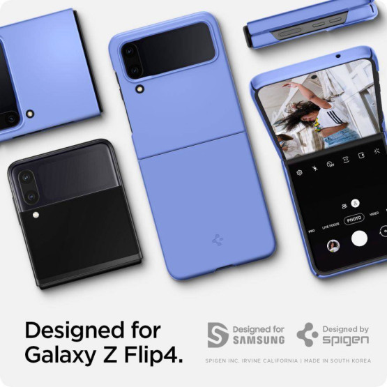 Гръб Spigen AirSkin за Samsung Galaxy Z Flip 4 - Син