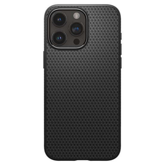 Гръб Spigen Liquid Air за iPhone 15 Pro Max - Черен