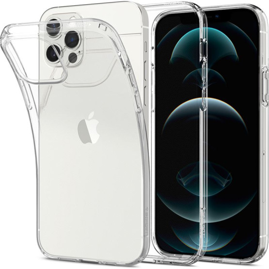 Гръб Spigen Liquid Crystal за Iphone 12/12 Pro, Прозрачен