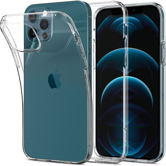 Гръб Spigen Liquid Crystal за Iphone 12/12 Pro, Прозрачен