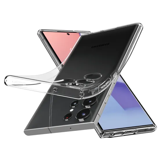 Гръб Spigen Liquid Crystal за Samsung Galaxy S23 Ultra - Прозрачен
