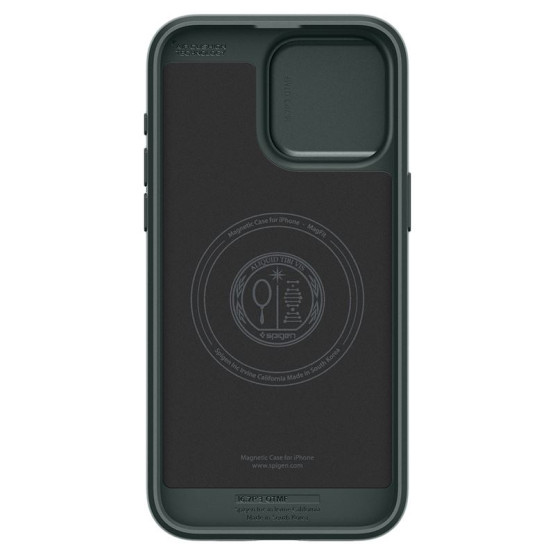 Гръб Spigen Optik Armor MagSafe за iPhone 15 Pro- Зелен