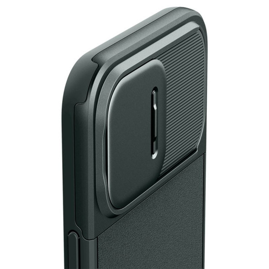 Гръб Spigen Optik Armor MagSafe за iPhone 15 Pro- Зелен