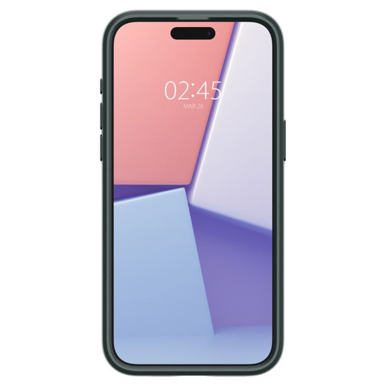 Гръб Spigen Optik Armor MagSafe за iPhone 15 Pro- Зелен