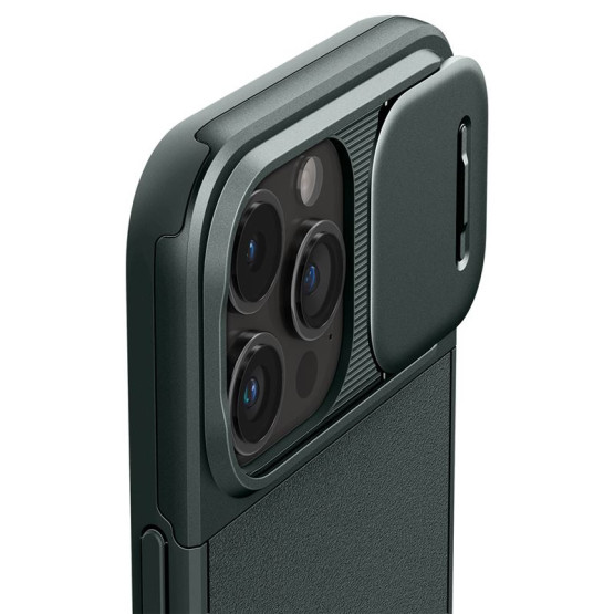 Гръб Spigen Optik Armor MagSafe за iPhone 15 Pro- Зелен
