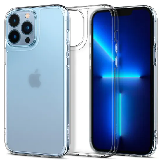 Гръб Spigen Quartz Hybrid за iPhone 13 Pro Max - Прозрачен