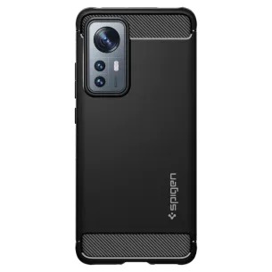 Гръб Spigen Rugged Armor за Xiaomi 12/ 12X - Черен