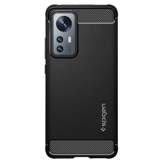 Гръб Spigen Rugged Armor за Xiaomi 12/ 12X - Черен