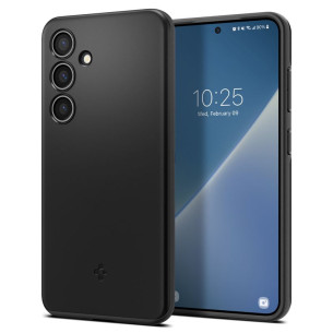 Гръб Spigen Thin Fit за Samsung Galaxy S24 - Черен