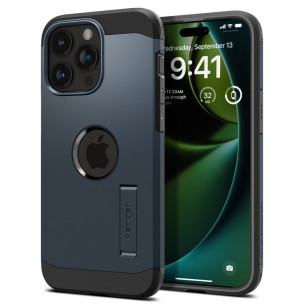 Гръб Spigen Tough Armor MagSafe за iPhone 15 Pro - Син