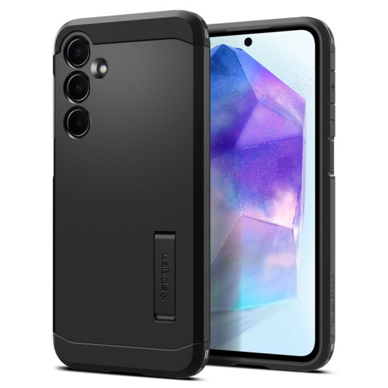 Гръб Spigen Tough Armor за Samsung Galaxy A55 - Черен