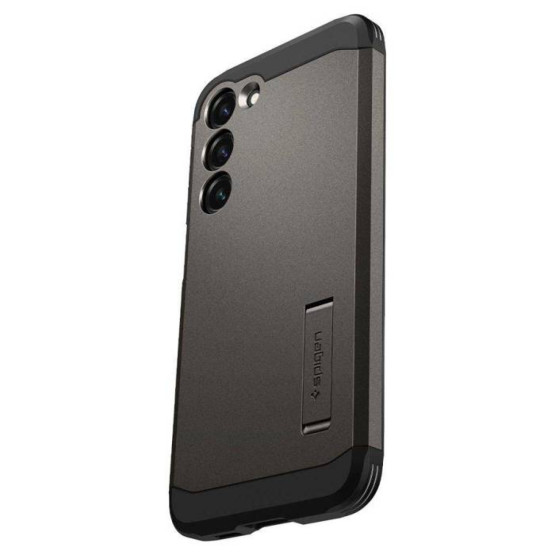 Гръб Spigen Tough Armor за Samsung Galaxy S23 - Черен металик