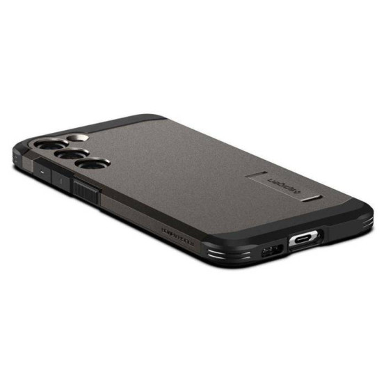 Гръб Spigen Tough Armor за Samsung Galaxy S23 - Черен металик