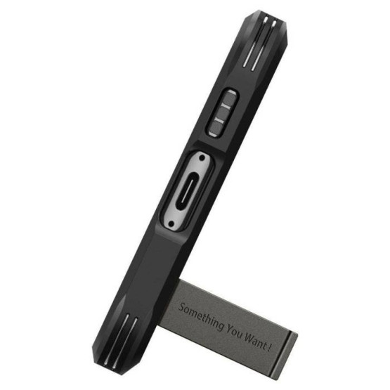 Гръб Spigen Tough Armor за Samsung Galaxy S23 - Черен металик