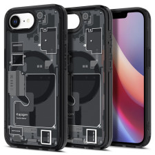 Гръб Spigen Ultra Hybrid MagSafe за iPhone 16E - Zero one black