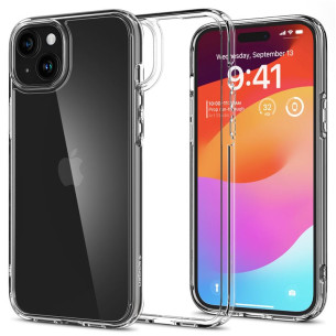 Гръб Spigen Ultra Hybrid за iPhone 15 Plus - Прозрачен