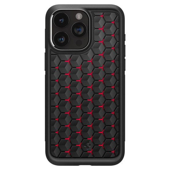 Гръб Spigen за Iphone 15 Pro Max, Cryo Armor, Червен