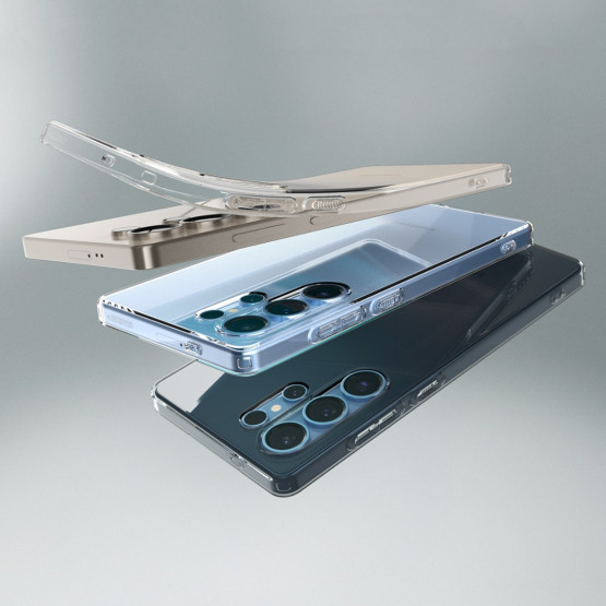 Гръб Spigen за Samsung Galaxy S25 Ultra, Liquid Crystal, Прозрачен
