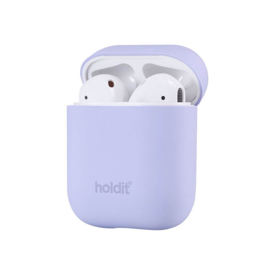 Калъф Holdit Silicone Case за AirPods 1/2 - Лилав