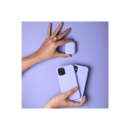 Калъф Holdit Silicone Case за AirPods 1/2 - Лилав