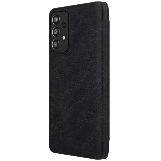 Калъф Nillkin Qin за Samsung Galaxy A13 4G - Черен