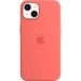 Оригинален гръб Apple Silicone Magsafe Cover за iPhone 13 - Pink Pomelo, MM253FE/A