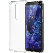 Оригинален гръб Clear Nokia 5.1 Plus - Прозрачен