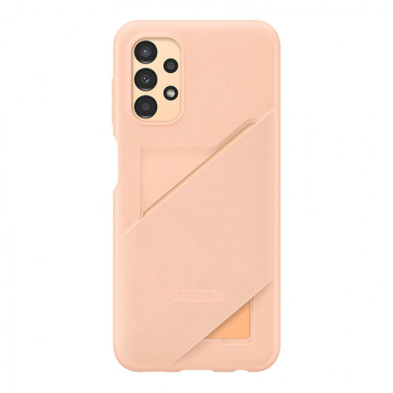 Оригинален гръб Samsung Card Slot Cover за Galaxy A13 4G - Peach, EF-OA135TPE