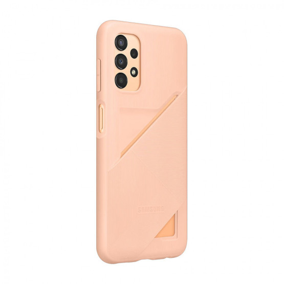 Оригинален гръб Samsung Card Slot Cover за Galaxy A13 4G - Peach, EF-OA135TPE