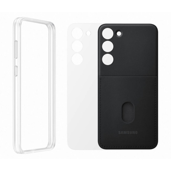 Оригинален гръб Samsung Frame Cover за Samsung Galaxy S23 Plus - Черен, EF-MS916CBE