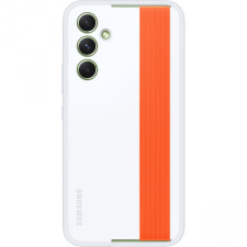 Оригинален гръб Samsung Slim Strap Cover за Samsung Galaxy A54 5G - Бял, EF-XA546CWE