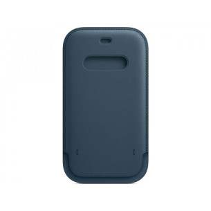 Оригинален калъф Apple Leather Sleeve MagSafe Cover за iPhone 12/12 Pro - Син, MHYD3ZE/A