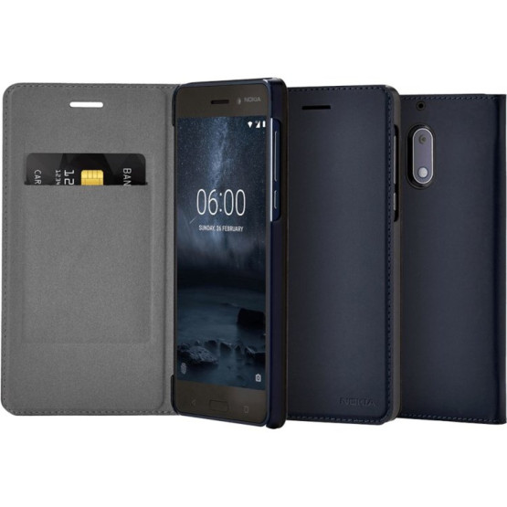 Оригинален калъф Flip за Nokia 3 - Син