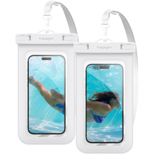 Водоустойчив калъф Spigen Aqua Shield WaterProof Case A601 2 Pack - Бял