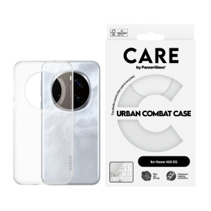 Гръб Care by PanzerGlass за Honor 400 5G, Flagship Case, Urban Combat, Прозрачен