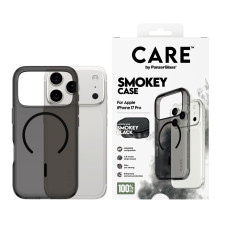 Гръб Care by PanzerGlass за iPhone 17 Pro, Flagship Case Urban Explorer Smokey w. Black MagSafe