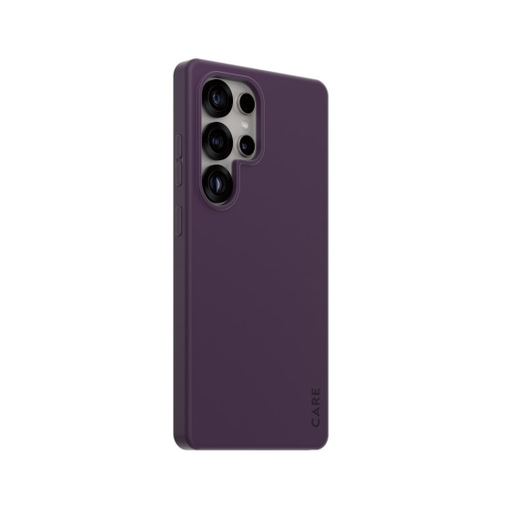 Гръб Care by PanzerGlass за Samsung Galaxy S25 Ultra, Fashionable Case, Plum Purple, QI Compatible, Лилав