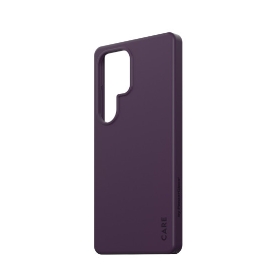 Гръб Care by PanzerGlass за Samsung Galaxy S25 Ultra, Fashionable Case, Plum Purple, QI Compatible, Лилав