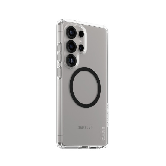 Гръб Care by PanzerGlass за Samsung Galaxy S25 Ultra, Flagship Case, Прозрачен, Urban Combat, QI Compatible, Черен